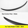 For Tesla Model 3 Highland 2026 Model Y 2024 Real Carbon Fiber Spoiler 2020-2025,Trunk Lid Wing,Car Exterior Styling