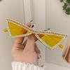 Luxury Cat Eye Rhinestone Classic Sunglasses Noble Luxury Designer Triangle Glasses Uv400 Trend Lunettes De Soleil Pour Femmes