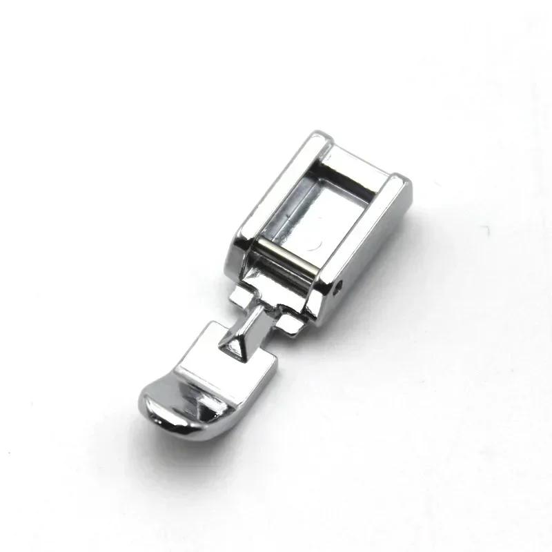 

Zipper Sewing Machine Presser Foot Left Right Narrow Foot Compatible with Low Shank Snap On Singer Brother Sewing Accessories