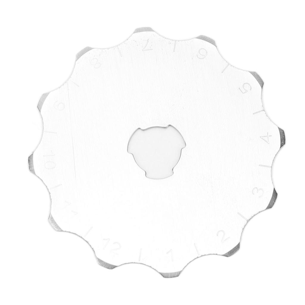 10Pcs Rotary Cutter Blades Stainless Steel Power Off Fabric Cutters Blades Replacement Blades for Sewing Paper Cutting
