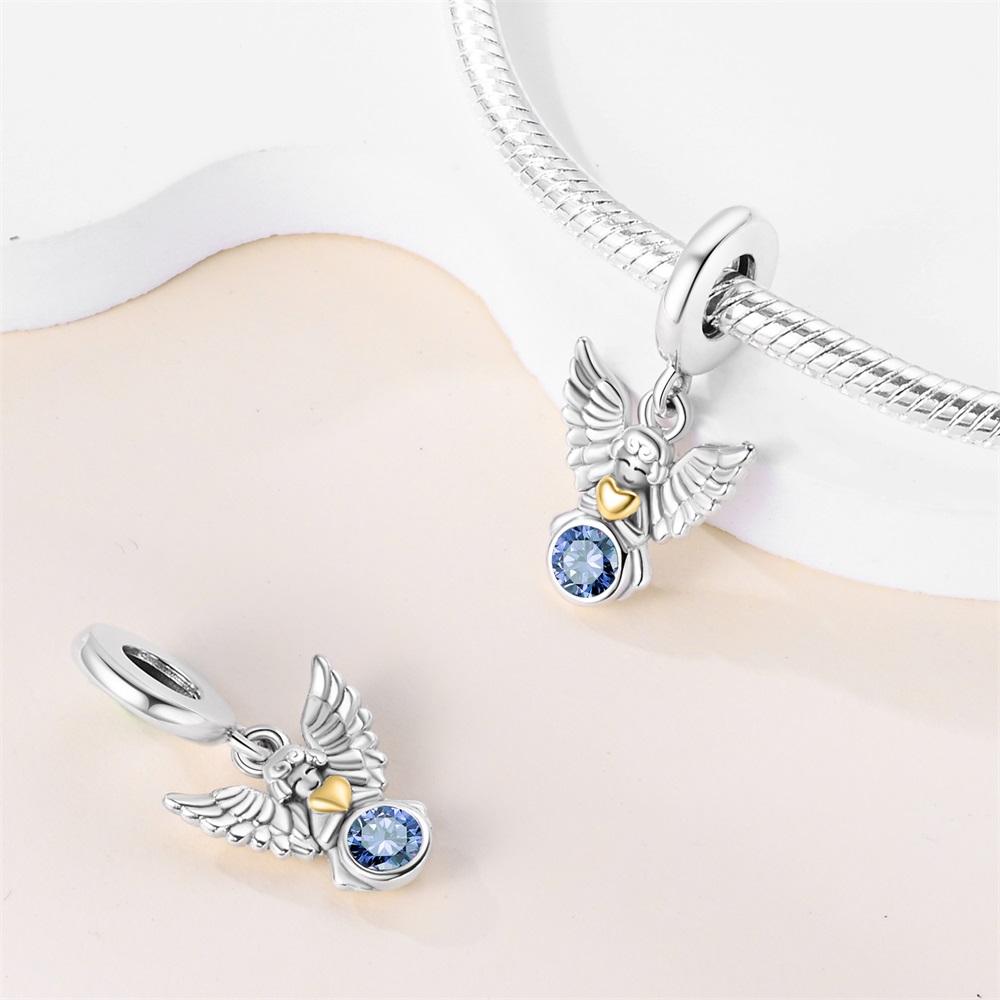 Copper Charms Original Little Angel Beads Fit Bracelet Jewelry Diy Lady'S Gift Accessory