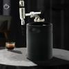 5l Beer Keg Mini Keg Tap Dispenser, Matte Black Growler Barrel Carbonated Co2 Charger Brewing Easy Storage Craft Beer Equipment