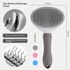 Self Cleaning Pet Grooming Brush Reduce Household Shedding Hair Remover Comb for Dogs Cats Pet Owners