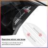 AAUG1 New Car Side Rearview Mirror Guard Cover Rain Eyebrow Covers Caps For Mercedes Benz A300 A200 CLK CLA A180 E220 A300 S300 S350