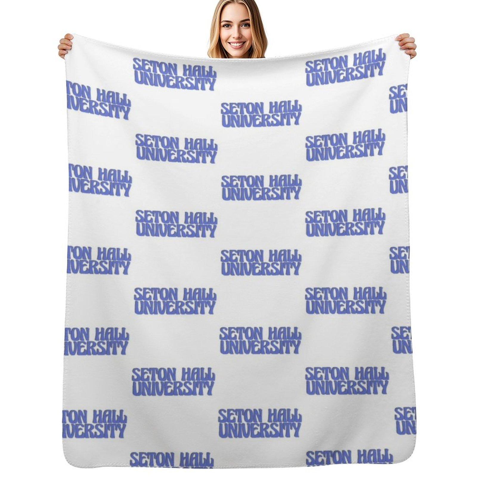 Seton Hall University Throw Blanket Fade Resistant Durable Throw Blanket 102x76cm(40x30in)