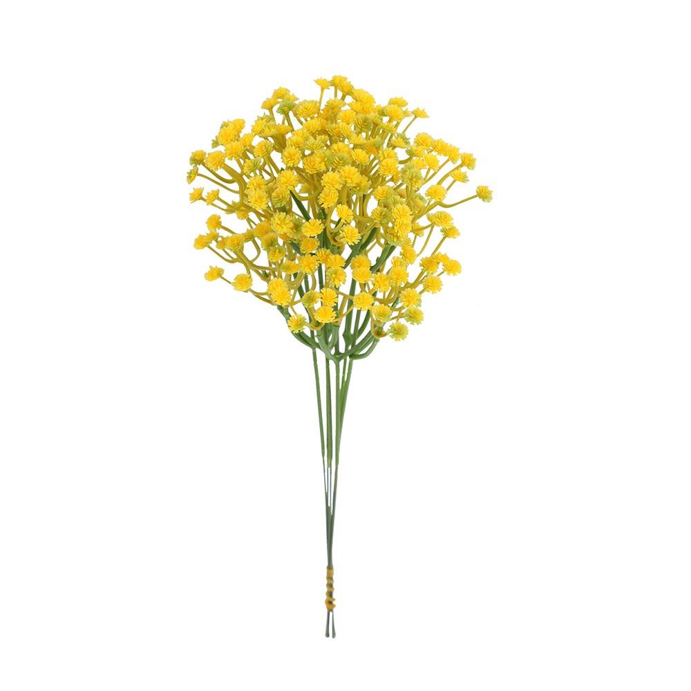 

Fake Plants Artificial Starry Flowers DIY Floral Realistic Realistic Flowers Soft Simulation Flowers Valentine s Day Gift жёлтый