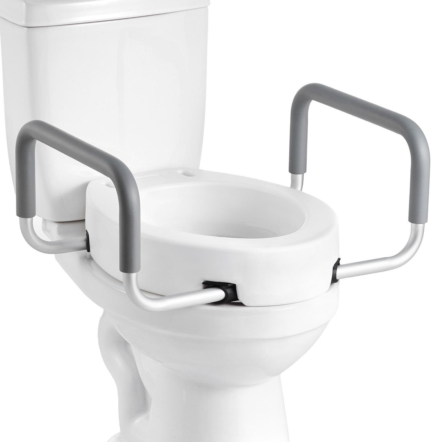 Raised Toilet Seat with Arms, 136