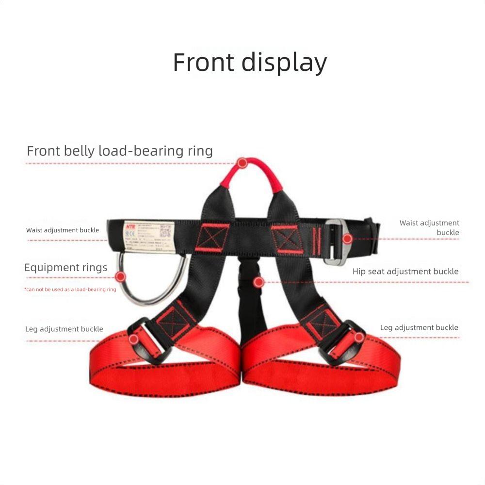 Waist Support Outdoor Sports Harness Safety Stable Rock Climbing Harness Strong High Capacity Climbing Half Body Safety Belt
