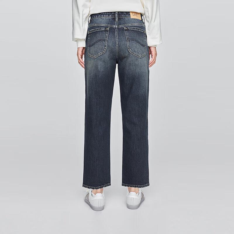 Lee Women's Retro Straight-Leg Dark Blue Jeans