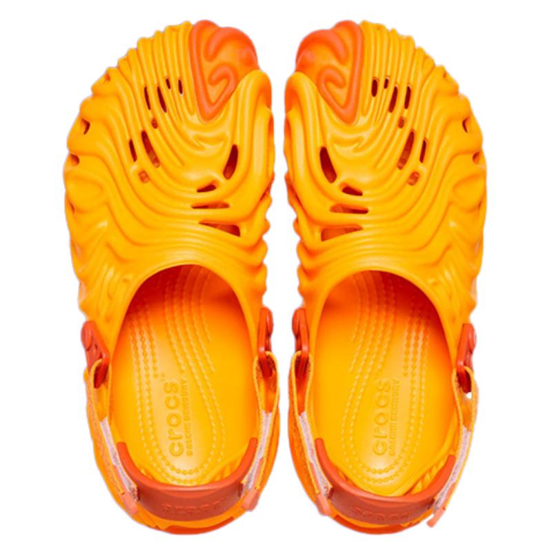 Salehe Bembury X Crocs Pollex Clog "Cobbler" Trendy Casual Beach Sandals Unisex Orange