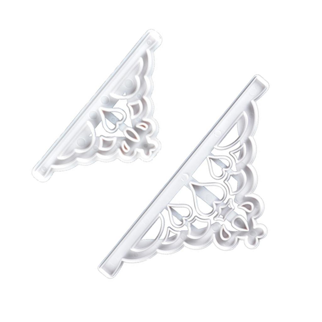 2 Pcs Crown Cutters Set Princess Crown Mold Tiara Cutter Cake Decorating Mold for DIY Birthday