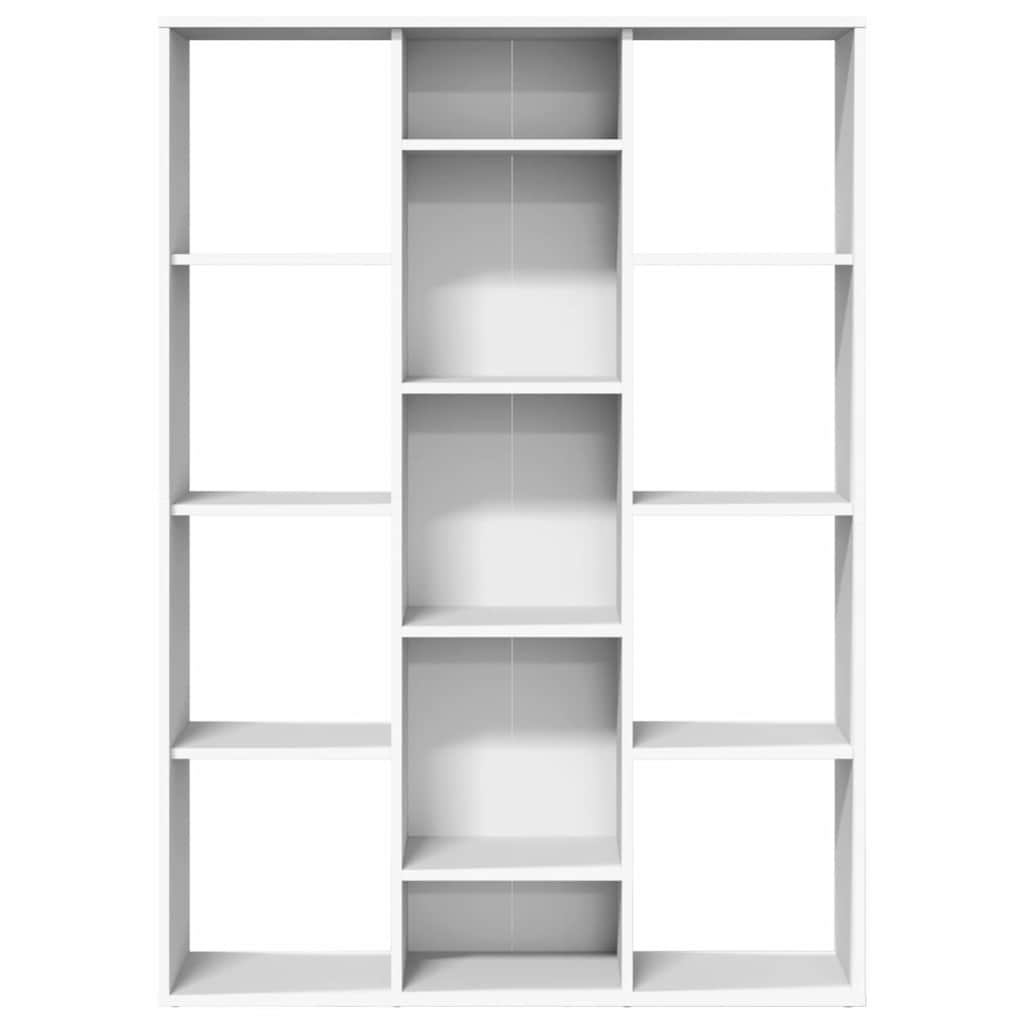 Libreria Divisoria Bianca 100 x 24 x 140 cm Legno Ingegnerizzato