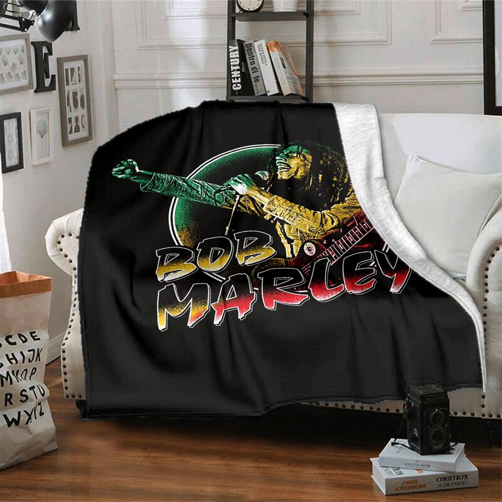 Bob Marley Blanket Durable Comfort Great for Bed Chair Couch for All Occasions Modern Style Gift for Travel Home Birthdays
