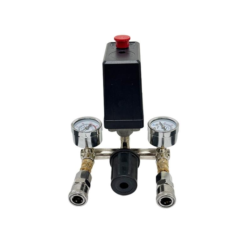 High Efficiency Air Compressor Switches Auto Load Unload Function 90-120PSI Pressure Switches Manifold Regulator