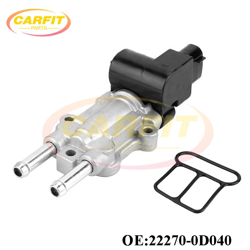 OEM 22270-0D040 22270-22061 22270-22060 136800-1820 IACV Idle Air Control Valve For Toyota Matrix Corolla Pontiac Vibe Car Parts