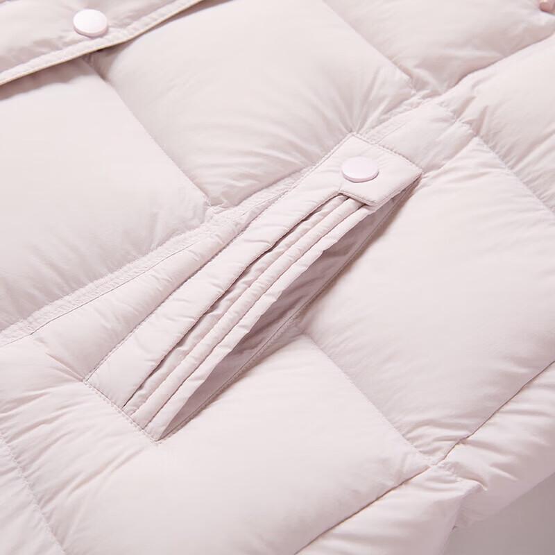 Women's Puffy Mid-Length Hooded Down Jacket