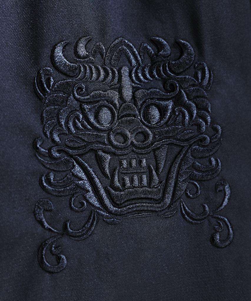 Kileutimuka Embroidered Wide Jogger Pants