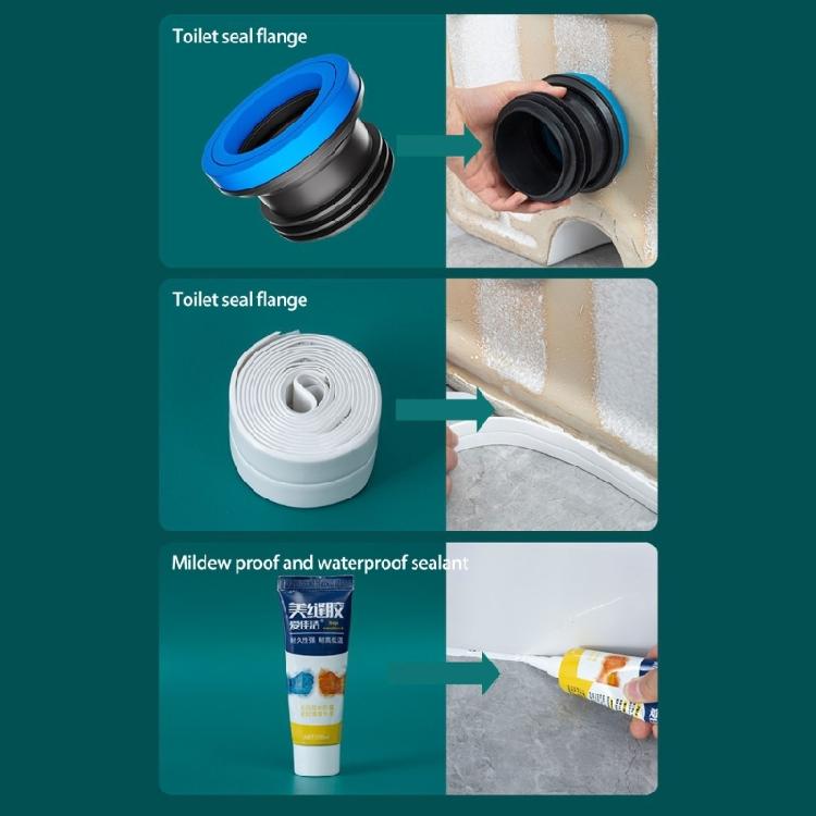 Toilet Flanges Protections Seal Rubber Craftsmanship Toilet Base Seal Not Odor for Effective Leakage & Smell Prevention