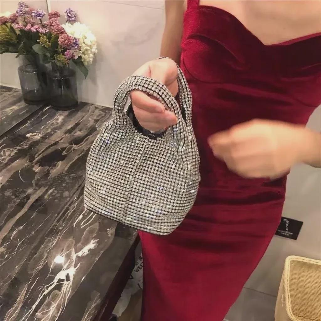 Women's High-End Diamond Clutch Handbag: Elegant Evening Accessory