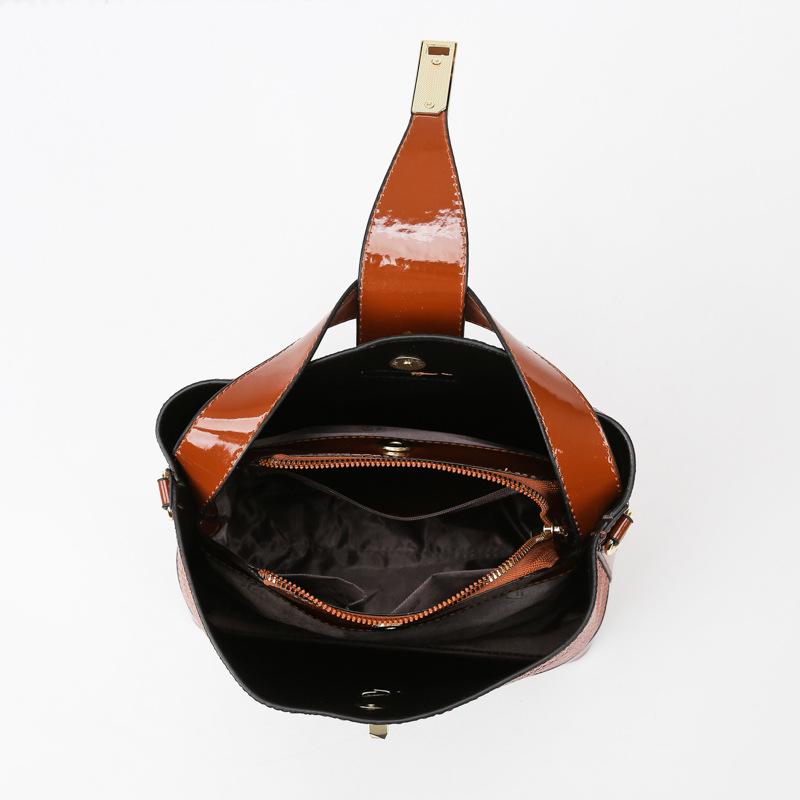 Neue europäische und amerikanische Retro-Trend-Umhängetasche für Damen, große Kapazität, modisch, schlichte Pendler-Handtasche, Schultertasche