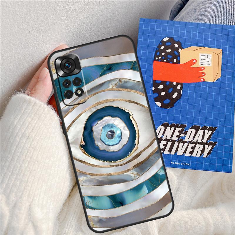 Evil Eye Funda For Xiaomi Redmi Note 14 Pro 13 9 10 11 12 9S 10S 11S 12S Redmi 13C 10C 12C 14C Case