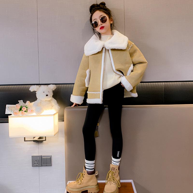 

Повседневная утолщенная куртка для девочек, осенне-зимняя детская модная куртка