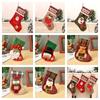 Thickened Christmas Socks Candy Bag Santa Claus Elk Snowflake Christmas Tree Decorations  Kids