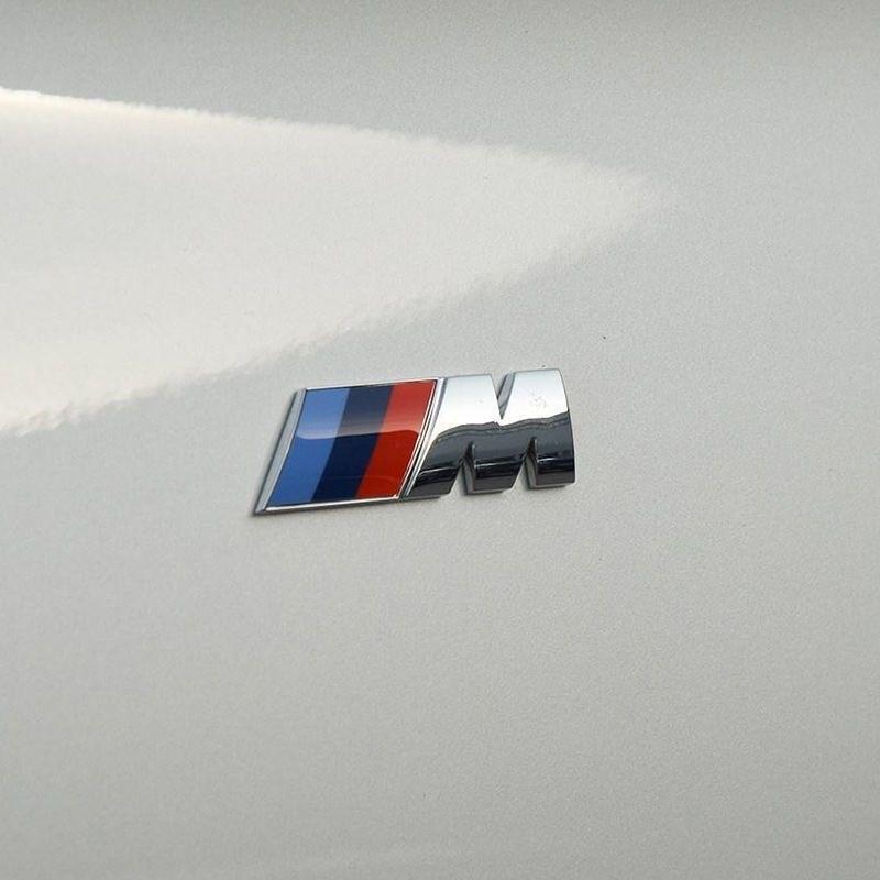 For BMW M 1 3 5 7 Series X3 X5 X6 X7 E46 3D Metal Car Body Side Badge Body Rear Trunk Decor Sticker Car Modification Accessories