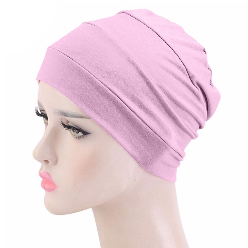 Chemo Hats For Women Cancer Headwear Cap  Turban Hat Liner Under Hat Comfy Chemo Cap Sleep Turban Hat Liner