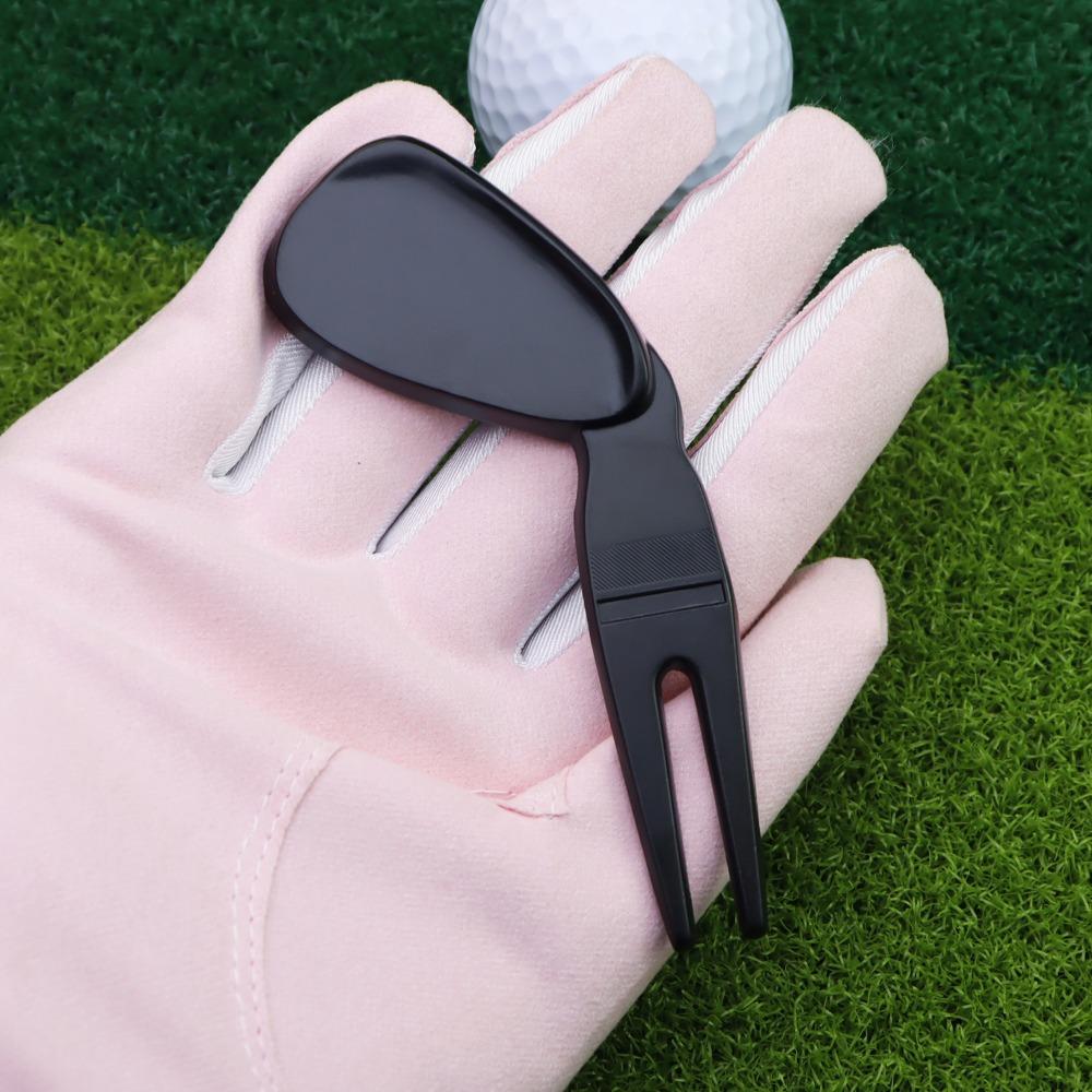 Magnetic Golf Ball Fork Spacecraft Divot Fork Golf Accessories Golf Ball Marker  Bottle Opener