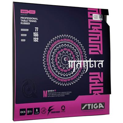 STIGA Επιτραπέζια Αντισφαίριση Επένδυση Tension Back Μαλακή Mantra M Μαύρη Πάχος 1708-1601-19