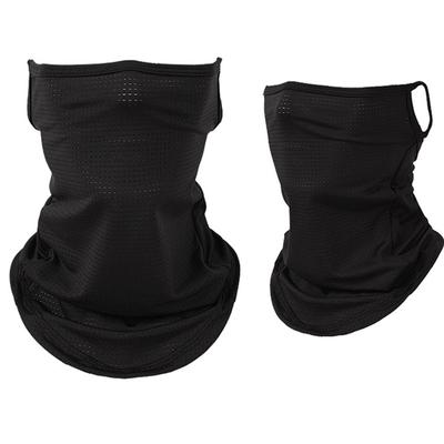 Bicycle Cycling Anti-UV Ice Silk Head Cover Sunscreen Bicycle Fishing Headband Breathable Quick Dry Washable Earloop Shield Mask