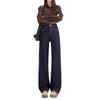 Women's High Waist Slim Elastic Wide Leg Denim Jeans - Spring 2025 Collection