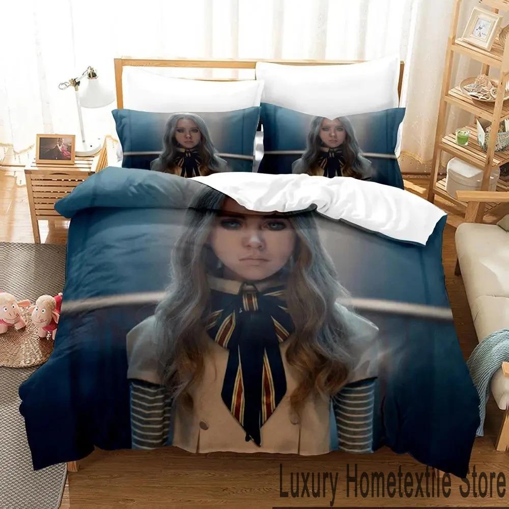 3D Tisk M3GAN Film Ložní souprava Chlapci Dívky Twin Queen King Size Povlak na přikrývku Povlak na polštář Postel chlapci Dospělí Domácí textil