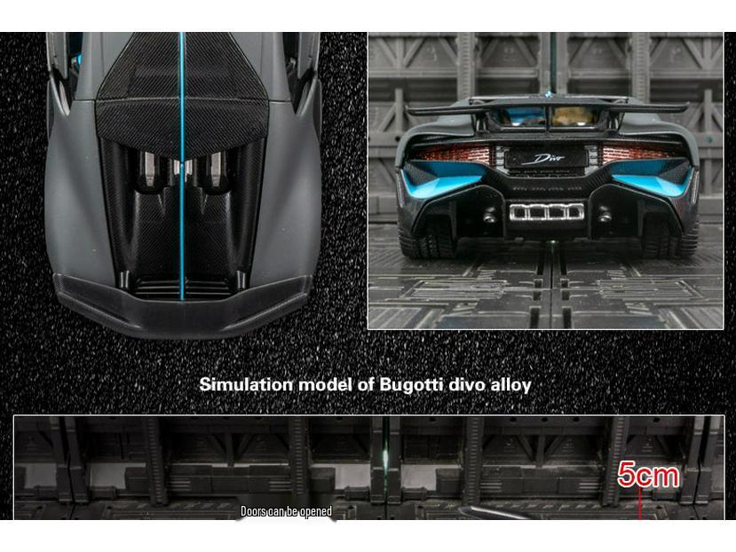 Star Hui 63900 Alloy Supercar Model - Static Steering Racing Car Toy