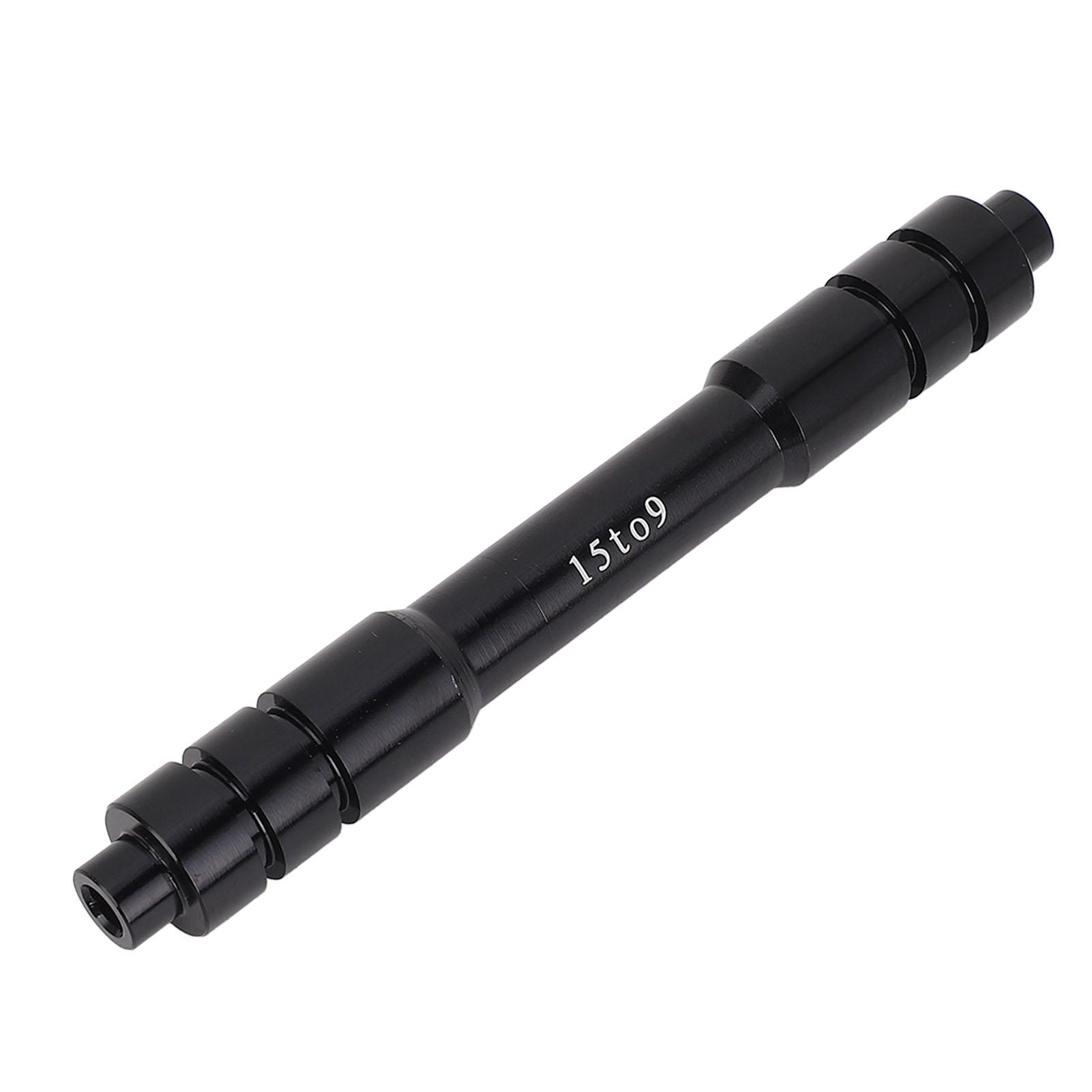 Cycle Wheel Fork Axle 15mm to 9mm Front Thru Axle Quick Relse Hub Skewer Adapter for Conversion