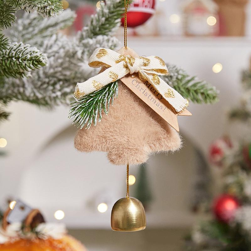 

Рождественское сердце в горошек с бантом в скандинавском стиле, плюшевая форма рождественской елки, рождественские украшения для елки, разноцветные хаки