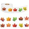 500PCS Maple Leaves Roll Stickers Gift Decorative DIY Phone Scrapbooking Bottles Waterproof Room Modern Home Sealing Stickers