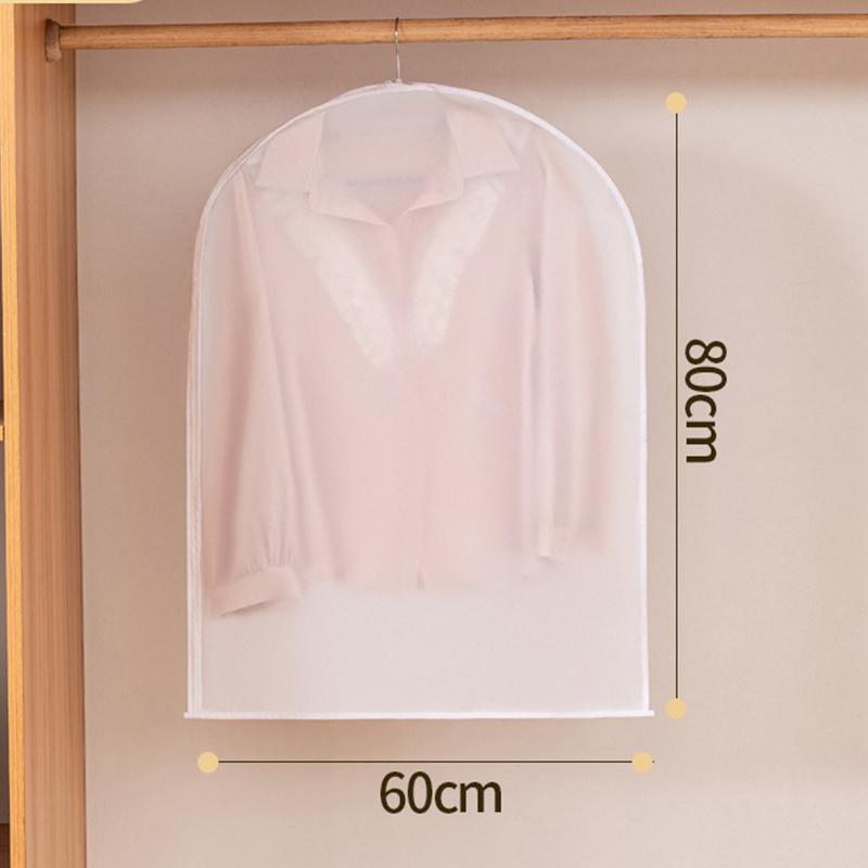 Şeffaf Toz Kapağı Giysi Saklama Çantası Dolap Asılı Organizatör Konfeksiyon Çanta Ev Organizatör