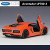 WELLY 1/24 Lamborghini Aventador LP700-4 Alloy Sports Car Model Diecast Metal Racing Car Vehicles Model Simulation Kids Toy Gift