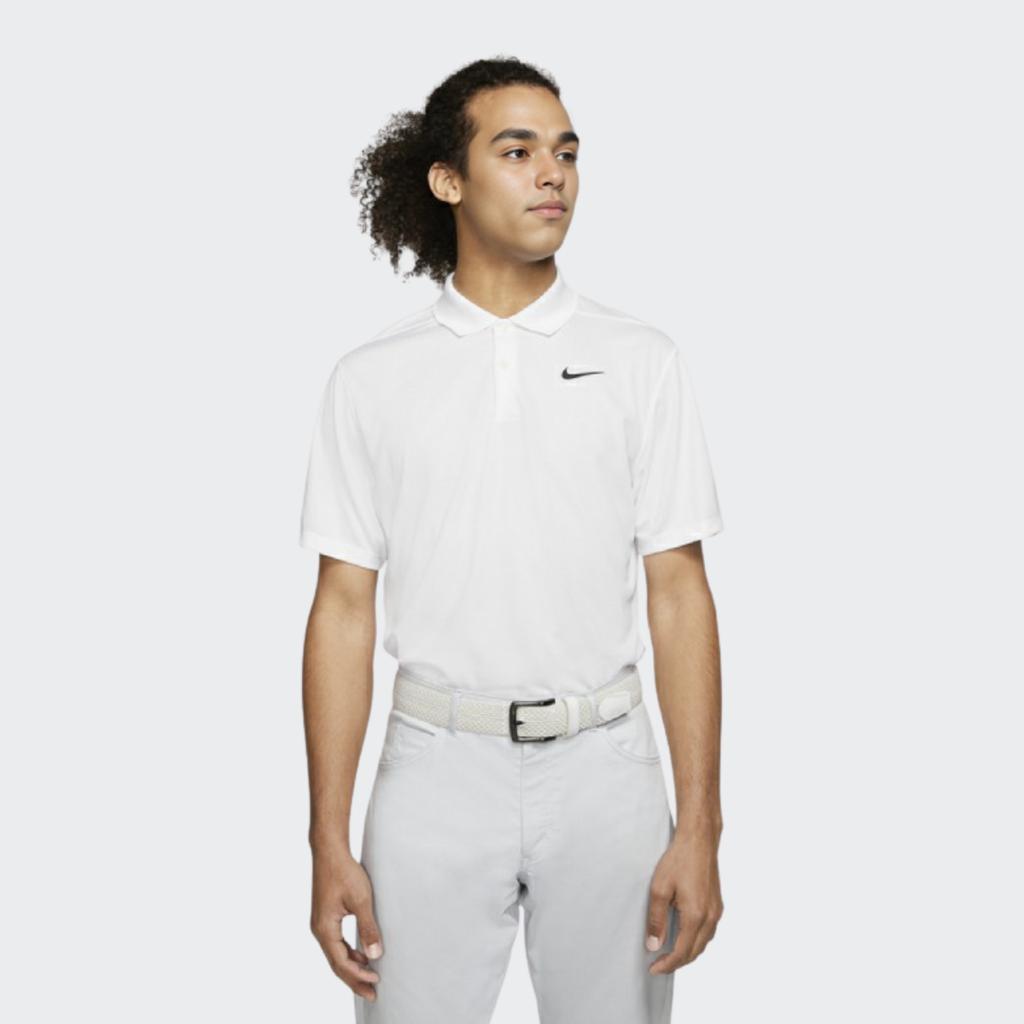 Nike Dri-Fit Victory Logo Performance Korte Mouw Polo Shirt Heren Tops Wit BV0355-100
