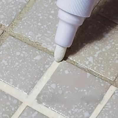 Caneta marcadora de azulejos à prova d'água, 1 peça, para rejunte, para costura de parede, para descontaminação de pisos de azulejos, banheiro, ferramentas de reparo de costuras, para hotel