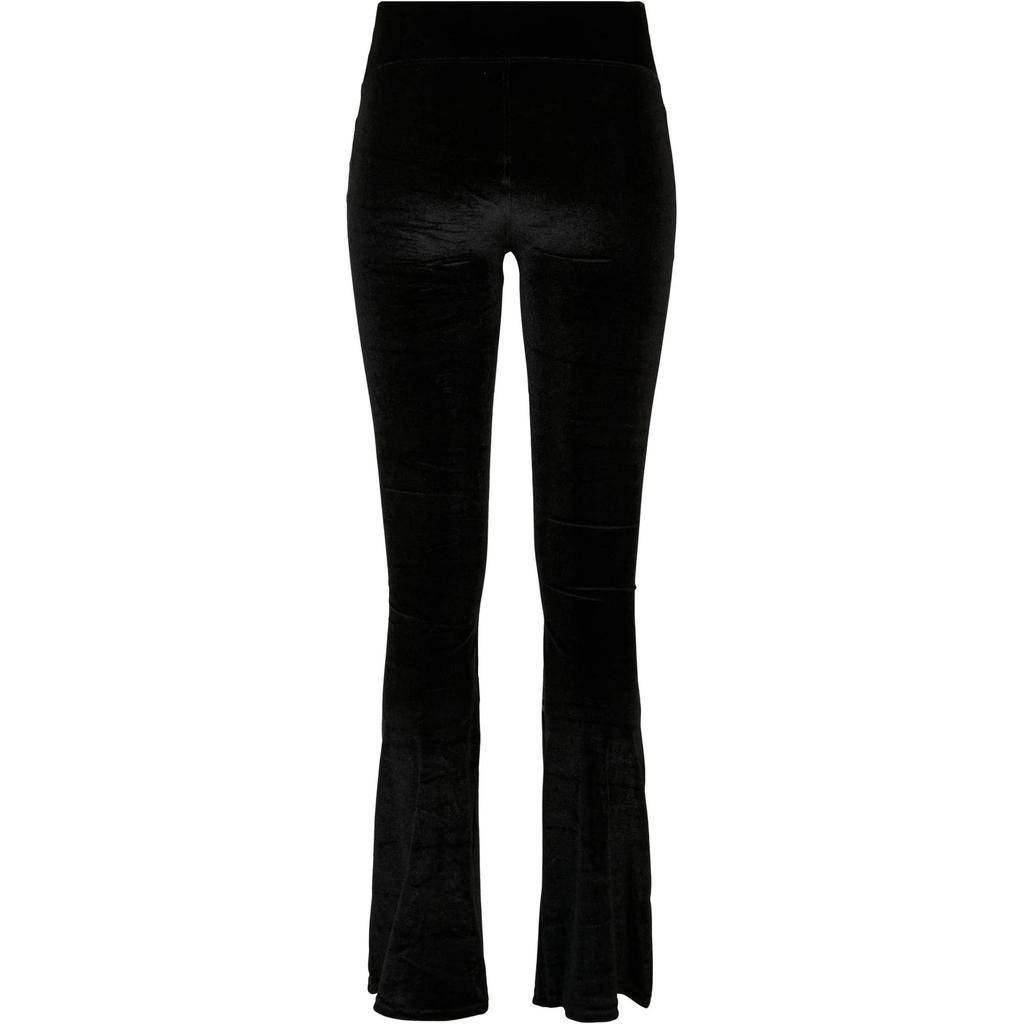 Urban Classics Damen/Damen Samt High Waist Bootcut Leggings