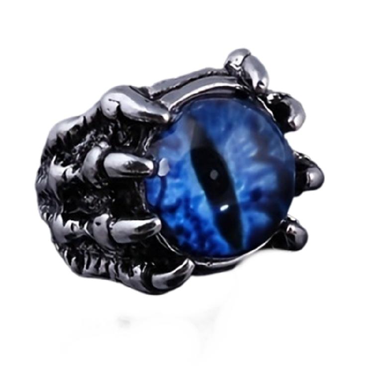 Open Rings Wolf Claw Demons Eye Shape Adjustable Rings Finger Jewelry Alloy Texture Perfect for Fashion Lover Present