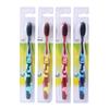 20/30Pcs Random Color High-End Individually Packaged High-Density Bristle Toothbrushes for Adults, Home Use, Hotel Use, Volcanic Carbon Fi