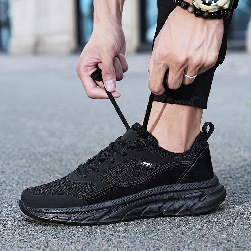 Autumn and winter mesh independent station large size shoes men's sports and leisure sports shoes