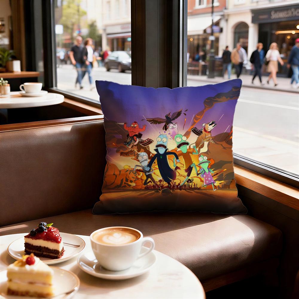 

Animation Solar Opposites Cushion Cover Decorative Cushions Covers Cover Sofa 50x50 Pillow 4 Piece 45x45 40x40 Pillowcase 30X30cm