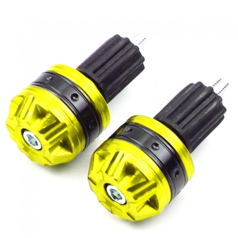 

Мотоциклетные концы руля, грипсы 1 пара, универсальные, с яркой поверхностью, для 7/8 дюйма 22 мм, из алюминиевого сплава, заглушка руля мотоцикла, слайдер