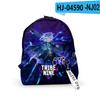 Classic Novelty Tribe Nine Backpacks Boys/Girls Pupil School Bags 3D Print Keychains Oxford Waterproof Cute Small Backpacks