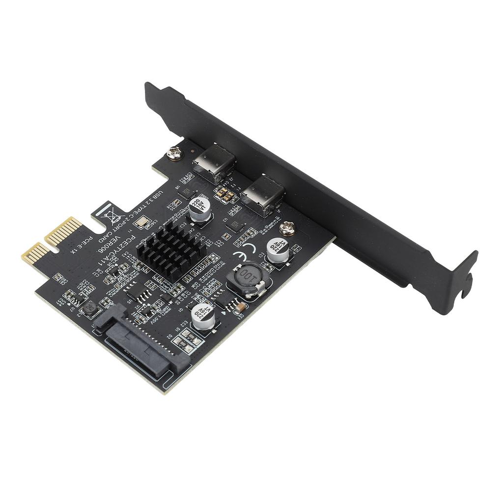 USB 3.2 PCI Express Erweiterungskarte GEN2 Dual Typ C High Speed 10Gbps PCI Express Erweiterungskarte für Desktop-PC für